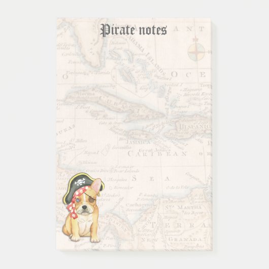 Post-it® Pirate de Bulldog (Devant)