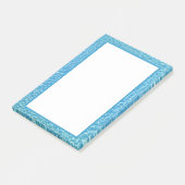 Post-it® Piscine Cool Eau bleue Imprimer (Incliné)