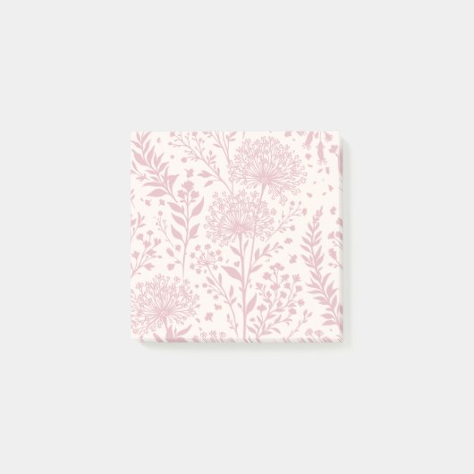 Post-it® Pissenlit doux Rose atténuée - Neutre (Devant)