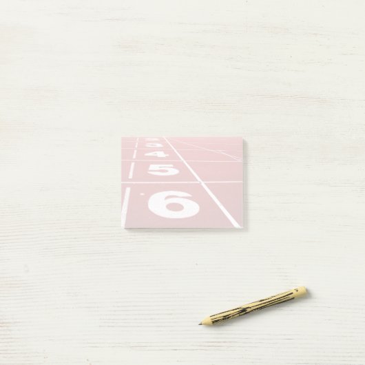 Post-it® Piste en cours d'exécution (Sur un bureau)