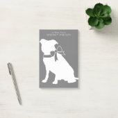 Post-it® Pit Bull Chien Puppy Pitbull Post-it Notes (Bureau)
