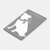 Post-it® Pit Bull Chien Puppy Pitbull Post-it Notes (Incliné)