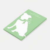 Post-it® Pit Bull Chien Puppy Pitbull Post-it Notes (Incliné)
