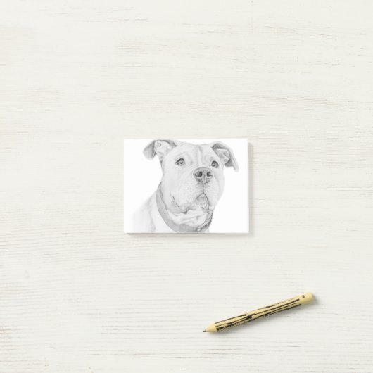 Post-it® Pitbull, mal compris (Sur un bureau)
