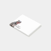 Post-it® Pitbull Morning Yawn N'oubliez pas les notes (Incliné)