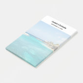 Post-it® Pittoresque plage tropicale avec Mariage de paillo (Incliné)