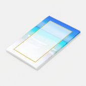 Post-it® Pittoresque Tropical Beach avec une mer turquoise (Incliné)