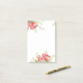 Post-it® Pivoine (Sur un bureau)