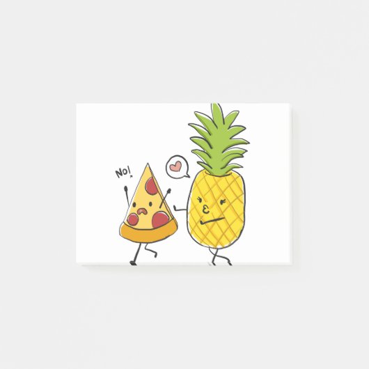 Post-it® Pizza à l'ananas (Devant)