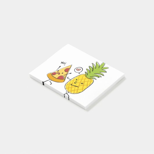 Post-it® Pizza à l'ananas (Incliné)