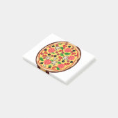 Post-it® Pizza Alimentation Clipart Icon Pepperoni Fromage (Incliné)