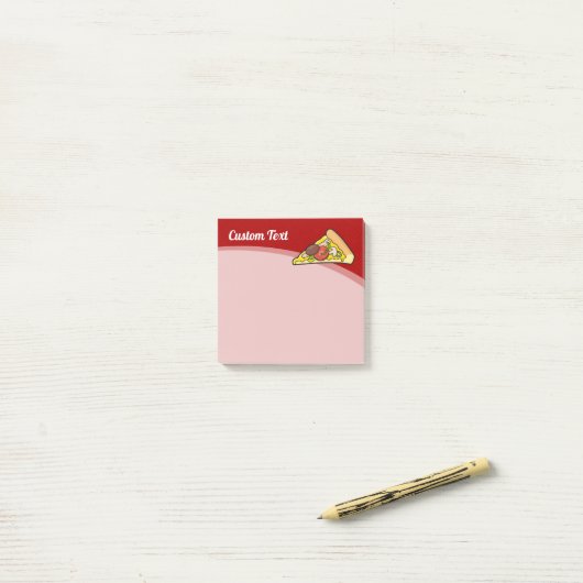 Post-it® Pizza Slice (Sur un bureau)
