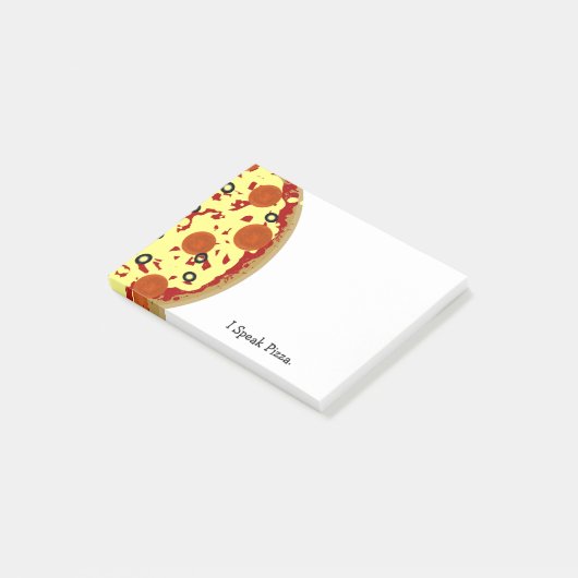 Post-it® Pizza Sticky Notes (Incliné)