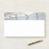 Post-it® Plage Birds in the Surf 10x6 Notes (Sur un bureau)