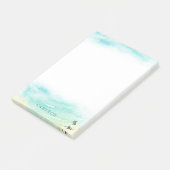 Post-it® Plage côtière Bébé Tortues de mer Personnaliser (Incliné)