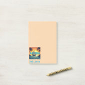 Post-it® Plage d'Aruba couleur personnaliser (Sur un bureau)