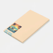 Post-it® Plage d'Aruba couleur personnaliser (Incliné)