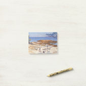 Post-it® Plage de Cabasson France par Henri-Edmond Cross (Sur un bureau)