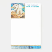 Post-it® PLAGE DE REPOS FACE crème chow (Devant)