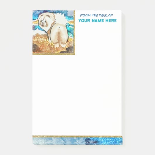 Post-it® PLAGE DE REPOS FACE crème chow (Devant)