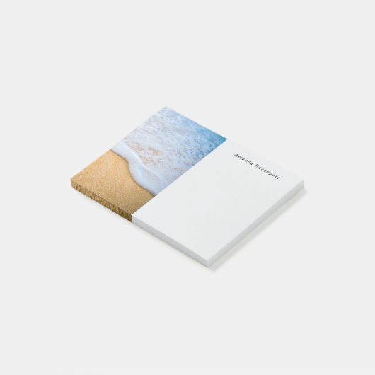 Post-it® Plage de sable avec Surf en mousse (Incliné)