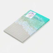 Post-it® Plage, Lapin, do-it-yourself Nom Message Photo, Li (Incliné)