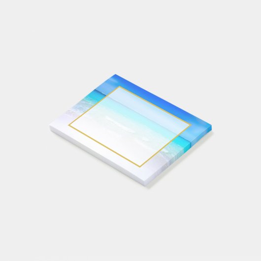 Post-it® Plage tropicale avec mer turquoise (Incliné)