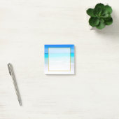 Post-it® Plage tropicale avec mer Turquoise avec Overlay (Bureau)
