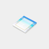 Post-it® Plage tropicale avec mer Turquoise avec Overlay (Incliné)