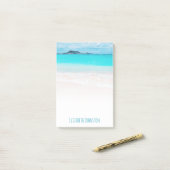 Post-it® Plage tropicale Hawaii turquoise océan photo perso (Sur un bureau)