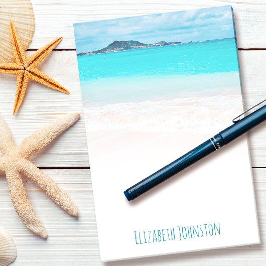 Post-it® Plage tropicale Hawaii turquoise océan photo perso