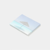 Post-it® Plage tropicale pittoresque avec parapluie de chau (Incliné)