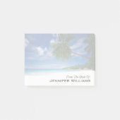 Post-it® Plage tropicale | Seychelles (Devant)