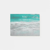 Post-it® Plage Turquoise Blanc Tropical Ocean Waves (Devant)