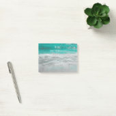 Post-it® Plage Turquoise Blanc Tropical Ocean Waves (Bureau)