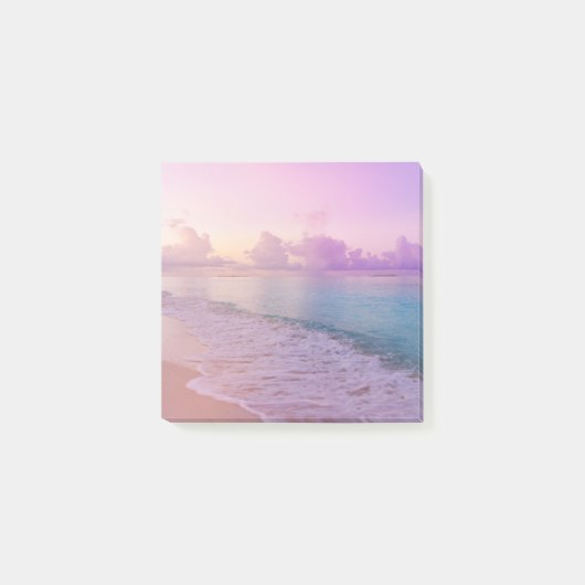 Post-it® Plage violet coucher de soleil (Devant)