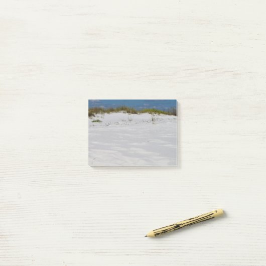 Post-it® Plages sablonneuses blanches (Sur un bureau)