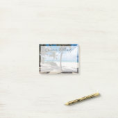 Post-it® Plages tropicales | Anguilla Beach, Palm Tree (Sur un bureau)