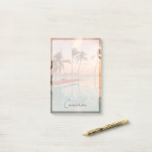 Post-it® Plages tropicales | Maldives Tropical Beach & Pool (Sur un bureau)