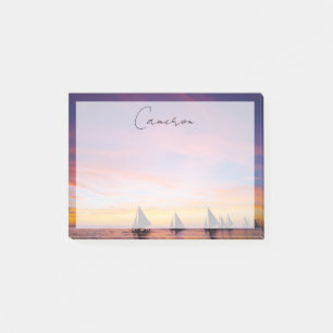 Post-it® Plages tropicales   Sunset Sailboats, Phillipines