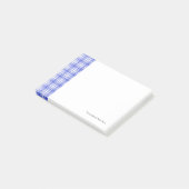 Post-it® Plaid blanc bleu 2 (Incliné)