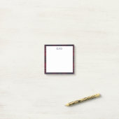 Post-it® Plaid Elegant Post-It Notes (Sur un bureau)