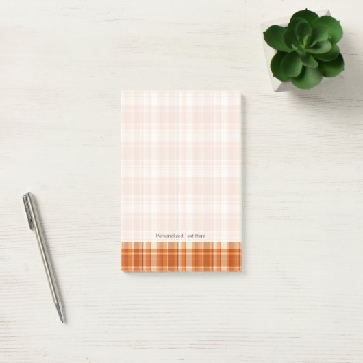 Post-it® Plaid orange (Bureau)
