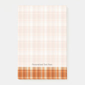 Post-it® Plaid orange (Devant)