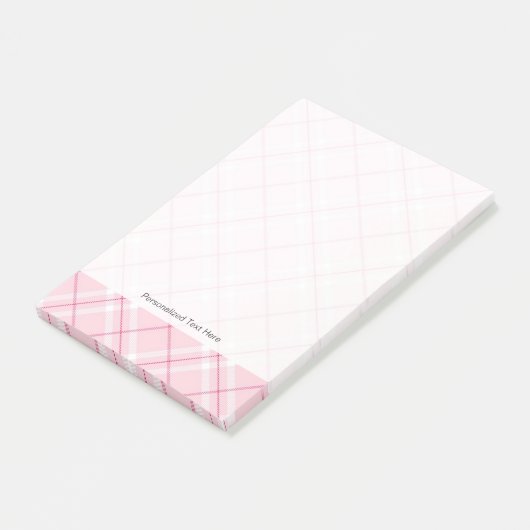Post-it® Plaid rose-clair (Incliné)