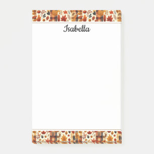 Post-it® Plaids automnaux, Acorns, Feuilles de l'érable