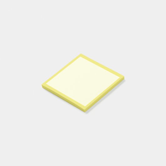 Post-it® Plaine jaune clair (Incliné)