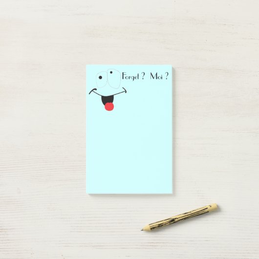 Post-it® plaisanterie (Sur un bureau)