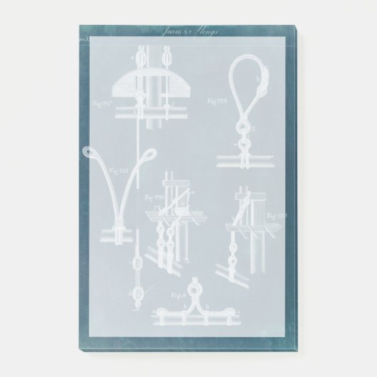 Post-it® Plan détaillé nautique IV (Devant)