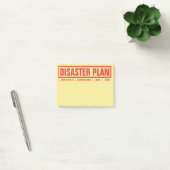 Post-it® Plan" drôle 4" "de catastrophe x3 " (Bureau)